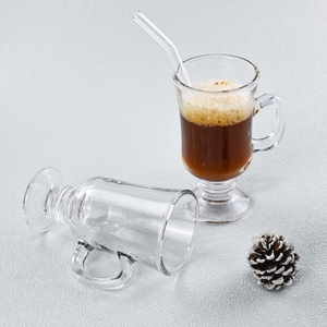 Vente en gros de tasses <span class=keywords><strong>à</strong></span> café en verre pressé <span class=keywords><strong>à</strong></span> la machine irlandaise, verres <span class=keywords><strong>à</strong></span> whisky, mugs <span class=keywords><strong>à</strong></span> café en verre - Product Image 5