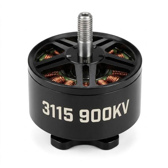 3115 900KV DC Brushless Motor for Drones - 12N14P 6S Voltage High Efficiency Low Noise Long-Life Power Component