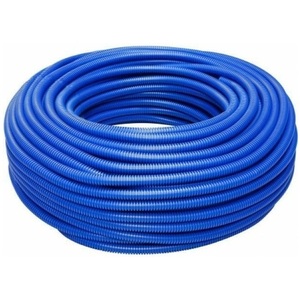 ท่อร้อยสายแบบโค้งงอได้ สีฟ้า ขนาด 20 มม. ยาว 50 ม. สำหรับป้องกันสายไฟและติดตั้งสายเคเบิล - Product Image 1