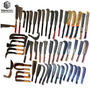 Couteau de bûcheron forgé antirouille pour l'extérieur, faucille de débroussaillage, couteau de découpe et de pliage en bambou de style ancien - Product Image 1