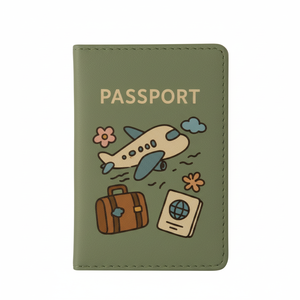 OEM PU Leather Card Holder <b>Passport</b> <b>Cover</b> with Multiple Card Slots - Product Image 1