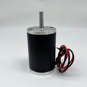 Motor de CC con escobillas 63ZYT personalizado de 76mm 60mm, 12V 24V, alto par con potencia nominal de 50W 75W 100W 150W hasta 200W - Product Image 1