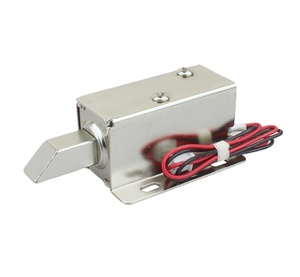 Ly-03 mini điện tử solenoid ổ khóa DC 12V 0.8A 10 mét đột quỵ với khóa dài lưỡi cho cửa điện tử - Product Image 1