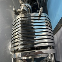 Filtre-presse à plaque en acier inoxydable de qualité alimentaire, filtre à cadre mobile, système de fermentation de jus et de bière artisanale, filtration du moût, 1 an