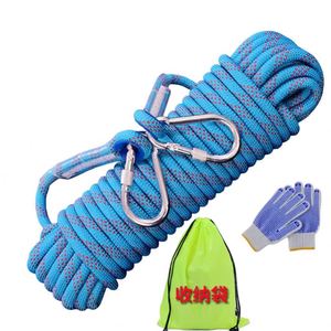 10mm Lightweight Static Climbing Rope for Outdoor Hiking <b>Camping</b> and Emergency Safety - Product Image 5