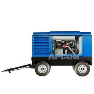 Compresor de Aire de Tornillo Diésel Portátil Industrial de 36.8kw 41kw con Motor Xichai para Proyectos de Construcción de Carreteras, Perforación, Minería y Voladuras - Product Image 5