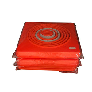Fábrica Atacado PP Base LED Laranja Dobrável Aviso 70cm Segurança Rodoviária 28 Polegadas Cone De Tráfego - Product Image 4