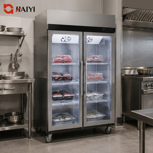Refrigerador Comercial para Cocina, Enfriador Vertical, Congelador de Dos Puertas, Refrigerador Vertical para Almacenamiento de Alimentos - Product Image 3