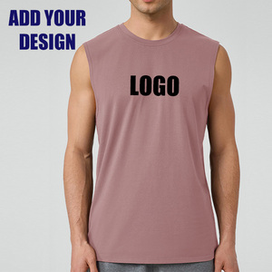 Premium Cool Sense Sleeveless Casual T Shirts O‑Neck Printed Wholesale Sports <b>Tshirts</b> Plain Customized Homme <b>Tshirt</b> For Men - Product Image 2