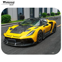 Kit de Carrocería Ancha Estilo M de Fibra de Carbono Seca para Maserati MC20 2020+ - Mejora de Parachoques Delanteros y Traseros, Faldones Laterales, Alerón y Embellecedores de Guardabarros