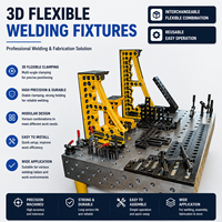 Kit de positionnement et de serrage pour table de soudage 3D, dispositifs de fixation réglables pour la fabrication de structures en acier