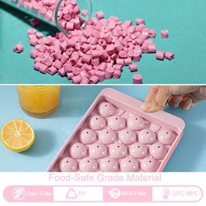 <span class=keywords><strong>Mini</strong></span> bacs à glaçons, petit moule à glaçons amélioré facile à libérer 104x4 PCS petit <span class=keywords><strong>plateau</strong></span> à glaçons écrasé - Product Image 4