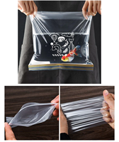 Sac à fermeture éclair de sécurité avec impression en gravure et logo personnalisé pour utilisation en supermarché