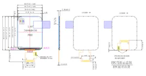 1.69 akıllı saat yüksek ışık 240(RGB)x280 TFT ekran oyun oyuncak