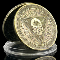 Pièces de monnaie antiques en métal estampé, pièces de décision 3D personnalisées avec boîtes