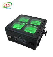 4*20W 6 en 1 RGBW Haute Luminosité Étanche Led Par Lumière Sans Fil Dmx Wifi App Control Uplight Party Dj Stage Lights