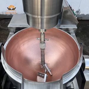 Mezclador de Cobre para Calefacción a Gas | Olla Mezcladora Industrial de Cobre para Procesamiento de Jarabe, Caramelo y Pasta de Azúcar | Batidora de cocina con tazón de cobre - Product Image 4