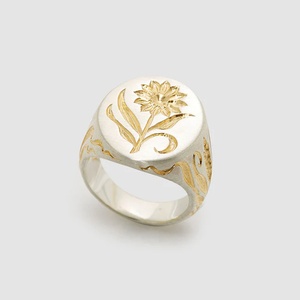 Handmade <b>Custom</b> <b>Ring</b> Jewelry Gold Fashion Signet <b>Ring</b> Wholesale Supplier for Women Men Jewelry Gift - Product Image 1