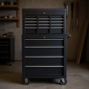 Caja de herramientas de acero negro Armarios de herramientas prácticos para organización y almacenamiento - Product Image 2