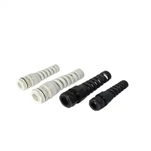 Cable Gland Plastic G/PF G3/8" 1/2" 3/4" Cable Glands Waterproof Adjustable 3-18mm Cable Connectors