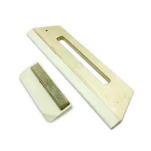 Wool Squeegee Wrapping Application Tool with wood handle for Car Vinyl Film Installation Car Window Cleaning