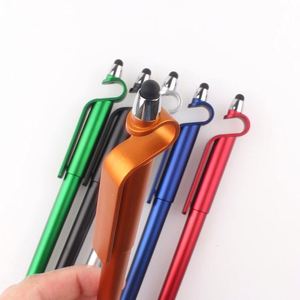 Promotion : Stylo à encre gel en gros pour fabricants avec logo personnalisé imprimé, stylet en plastique coloré pour écrans tactiles de téléphone - Product Image 2