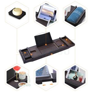 Durable Bamboo <b>Bathtub</b> <b>Caddy</b> for Long-Lasting Use - Product Image 4