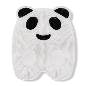 <b>Silicone</b> Anti-Slip Foot Massage Pad Panda Shower Bath <b>Tool</b> for Removing Dead Skin Bath Mat - Product Image 1