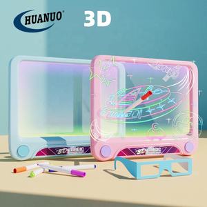 Anak-anak 3D cahaya ajaib seni unik kerajinan Kit lampu anak seni Set Neon efek papan gambar - Product Image 1