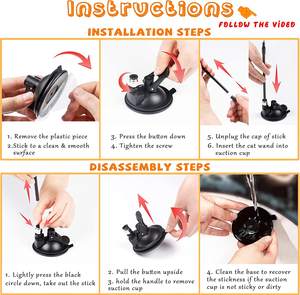 Juguete Interactivo para Gatos con Súper Ventosa, Varita para Gatos, Recambios de Cuerda para Juguete Teaser, Accesorios de Juguete de Plumas para Gatos - Product Image 6