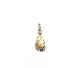 Colgante de Mookaite Brecciado Natural con Engaste de Plata de Ley 925 Hecho a Mano, Joyería de Moda para Mujer, Sin Níquel, Sin Plomo - Product Image 1