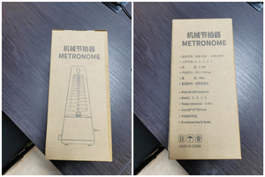 Metronomo meccanico degli strumenti musicali di marca di logo su ordinazione dell'oem per il musicista del sassofono del violino del tamburo del pianoforte - Product Image 6