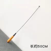 Longue baguette à chat avec têtes interchangeables, jouet pour chaton, accessoires pour animaux de compagnie