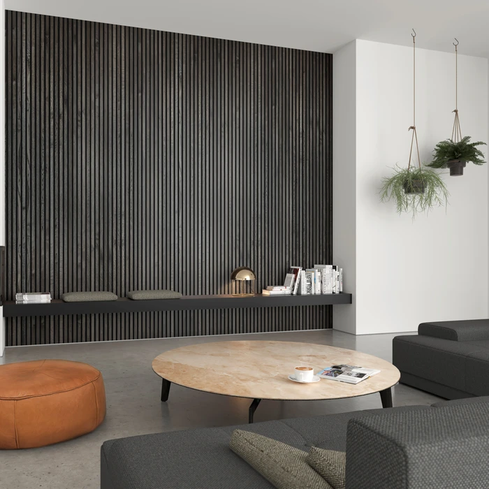 Акустические деревянные настенные панели MDF звуконепроницаемые потолочные панели для украшения интерьера