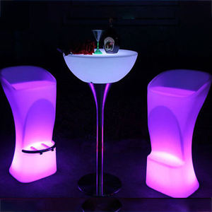 ชุดเรืองแสงสูง,ชุดเลานจ์ผับกาแฟมีไฟค็อกเทลคลับไนท์คลับบาร์เก้าอี้และโต๊ะLed - Product Image 3