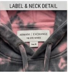 Sweat à capuche tie-dye rose et noir, marque privée, poids lourd 300 GSM |   Pull à logo personnalisé délavé à l'acide |   Sweats unisexes surdimensionnés style streetwear - Product Image 4