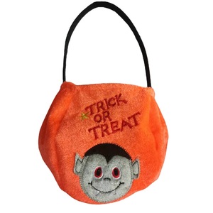Bolsa de dulces bordada de mano para decoraciones de festivales infantiles de Halloween con linterna de calabaza fantasma accesorio de truco o trato - Product Image 2