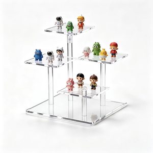 Espositore Multilivello in Acrilico Trasparente SEO CORE, Moderno ed Ecologico, <span class=keywords><strong>per</strong></span> Action Figure, Modellini di <span class=keywords><strong>Auto</strong></span>, Oggetti da Collezione - Product Image 5