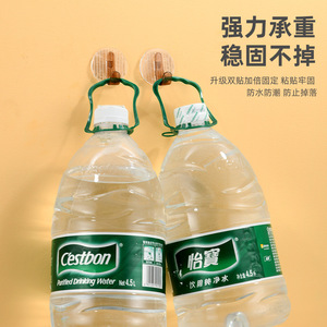 ตะขอแขวนผนังอะคริลิคแบบกลม กาวเหนียวแน่น ถอดออกได้ สำหรับห้องครัว ห้องนอน ประตูหลังบ้าน - Product Image 3