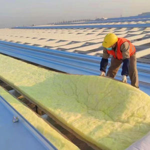 Laine de verre de qualité A non combustible, fabriquée en Chine, en vente chaude, utilisée dans l'isolation des maisons, <span class=keywords><strong>rouleau</strong></span> d'isolation en fibre de verre - Product Image 5