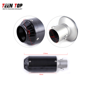 Silenciador de escape Universal de fibra de carbono de alta calidad para Benelli 752S BJ750GS para <span class=keywords><strong>Aprilia</strong></span> <span class=keywords><strong>RS660</strong></span>/Tuono660 Moto Escape - Product Image 5