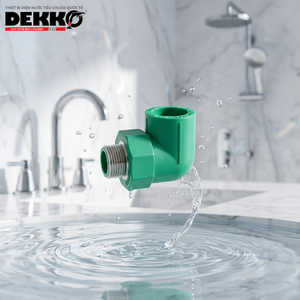 Conector de Codo para Tubería PPR Dekko con Rosca Macho G, Garantía de 50 Años, Duradero para Aplicaciones Industriales - Product Image 6