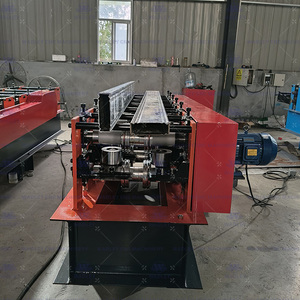 スチール製収納ラックシステム溶接ボックスビームロール成形機倉庫棚ラッキングビームロール成形機価格 - Product Image 2