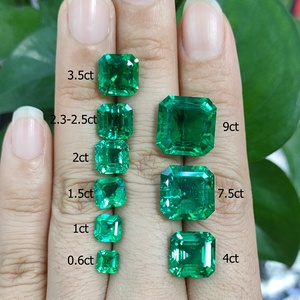 מעבדת colombbian צמח אזמרגד חתוך muzo ירוק טבעי מחפש 1ct & 5ct 5ct חופשי ברקת תכשיטים סיטונאי - Product Image 1