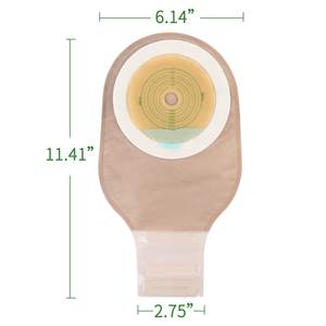 Yapıştırıcı olmayan dokuma taşınabilir yeniden kullanılabilir tek parça tıbbi tek kullanımlık Stoma kolostomi çanta kapak ostomi torbaları - Product Image 3