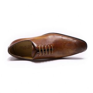 Nuevo Modelo de Mocasines de Conducción de Cuero Genuino, Zapatos Oxford Formales con Cordones y Punta de Ala para Hombre - Product Image 5