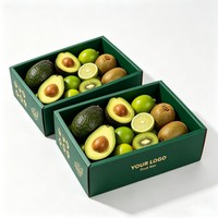 Boîte d'emballage personnalisée pour légumes frais, boîte en carton ondulé pour tomates, oranges, pommes, fruits de ferme frais, boîte en papier pour expédition