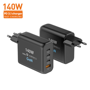 Nuova elettronica caricabatterie rapido PD3.1 GaN 140W caricatore da parete Super rapido e portatile AU US UK EU plug 100w 65W ricarica rapida - Product Image 5