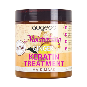 Masque capillaire hydratant Augeas au gingembre et à la kératine 33,8 fl.oz, soin profond pour cheveux abîmés - Product Image 1