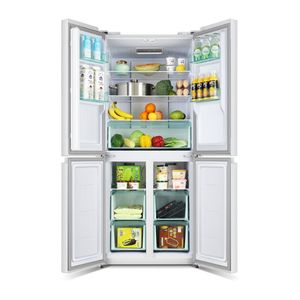 OEM/ODM Hot Sale Large Capacity 340L Side-by-Side 4-door Compressor <b>Refrigerator</b> With Freezer Compartment for Home Commercial OE - Product Image 3